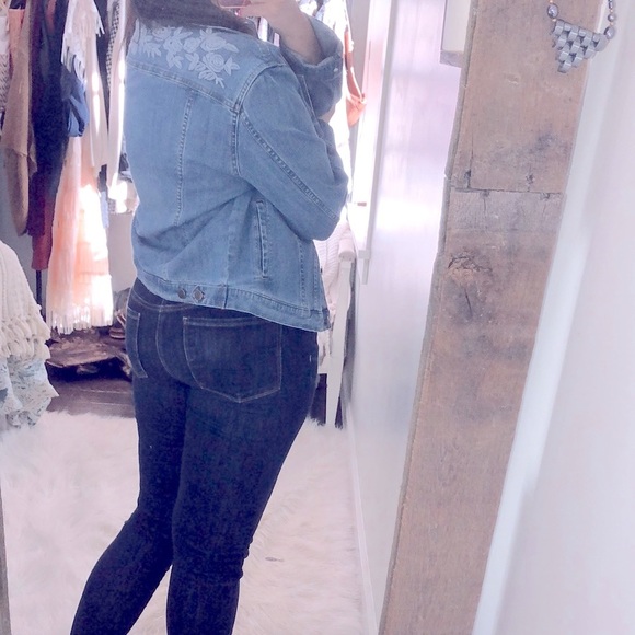 GARNET Hill size 16 blue jean denim jacket - Picture 5 of 11